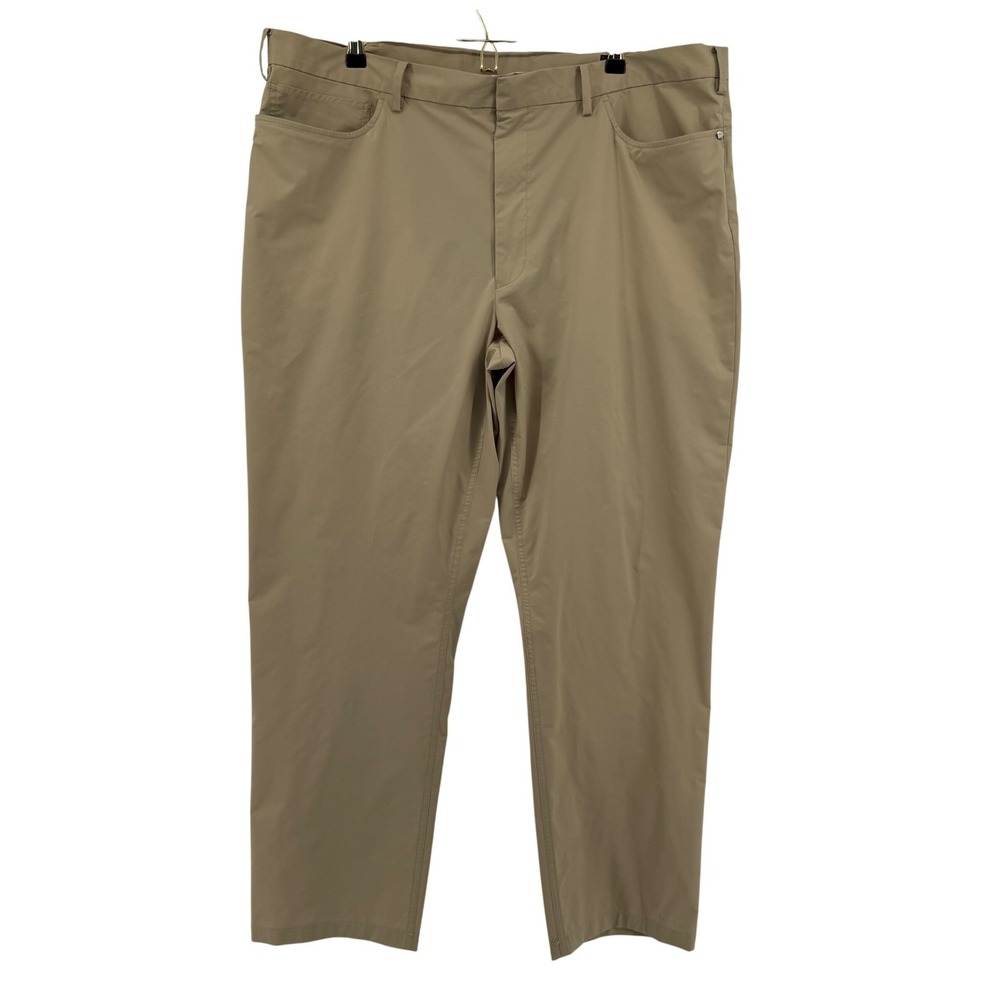 RLX Ralph Lauren Mens‎ Golf Pants Tan Khaki Performance Tech 42x29.5 Lightweight